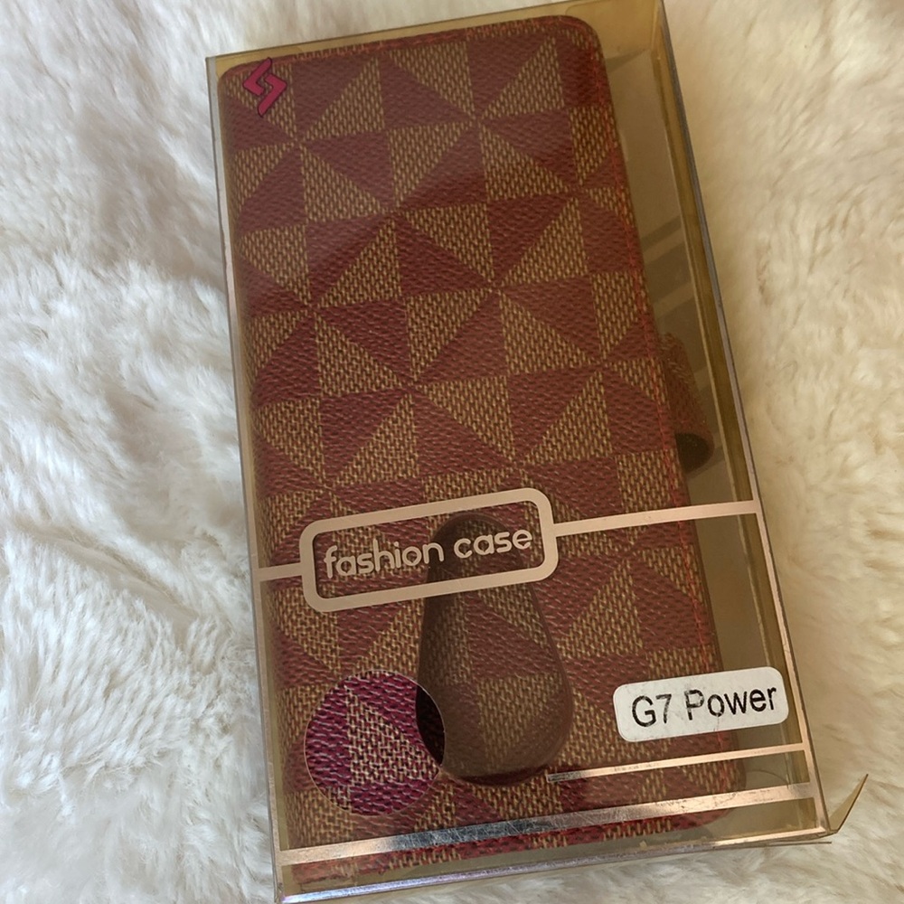 G7 power designer phone case with wallet built in  NWt